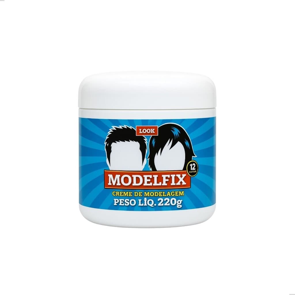 Creme Modelador Modelfix Look 220g Fixação Estilo