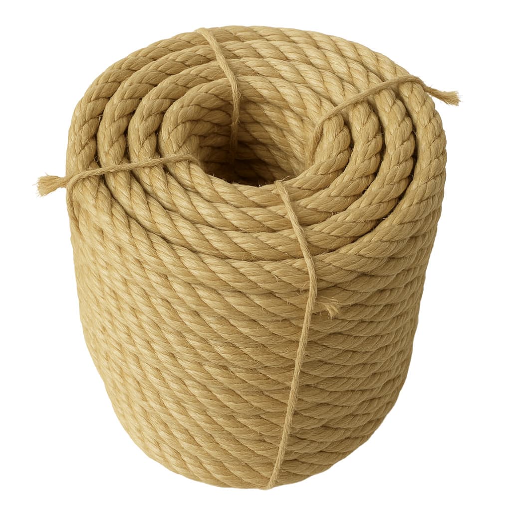 Corda Sisal Natural 40mm 30 Mts Naval Artesanato Decorações