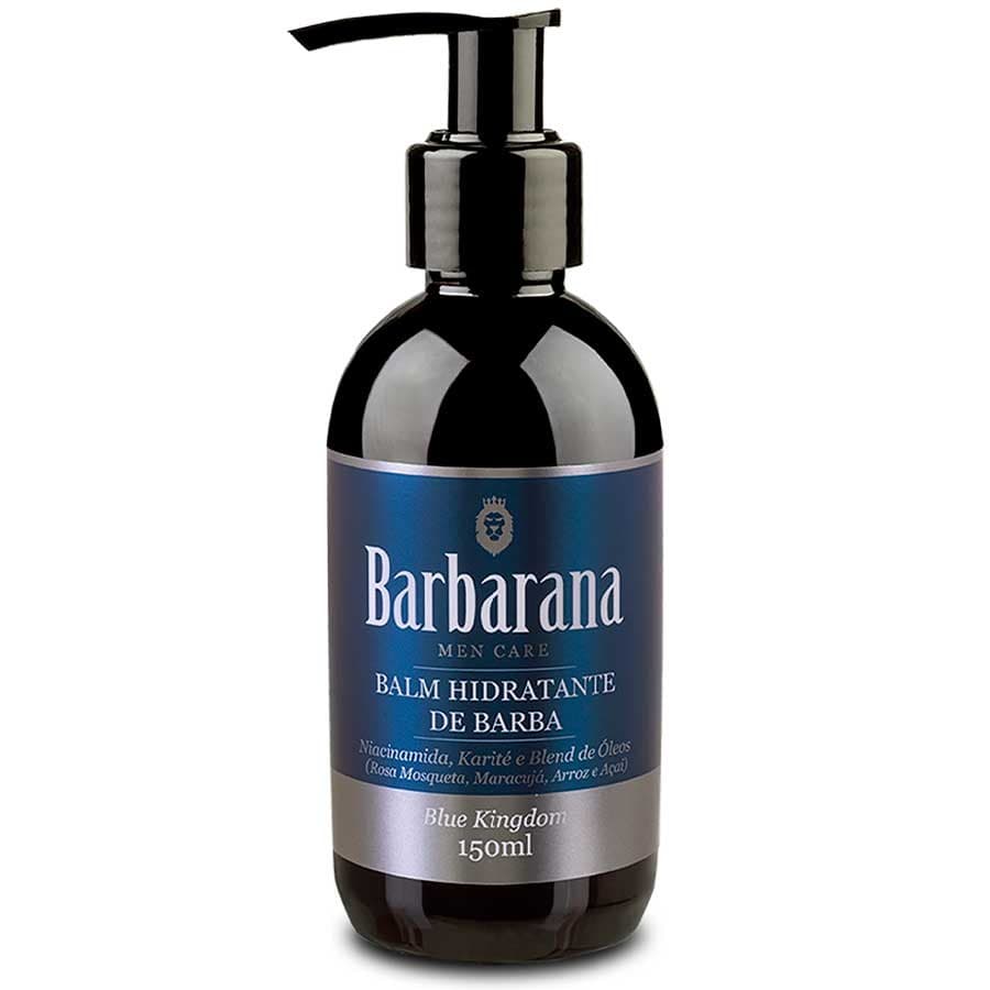 Balm Hidratante de Barba Blue Kingdom Amadeirado Suave 150mL Barbarana