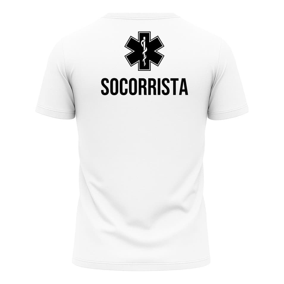 Camisa Camiseta Socorrista Profissão Enfermeiro Uniforme