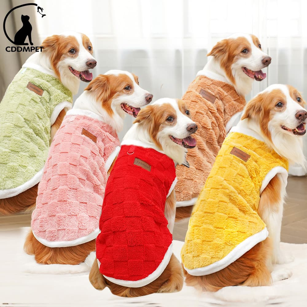 Moletom Para Cachorro De Estimação Médio Grande Roupas Quentes De Inverno Casaco Golden Hasky