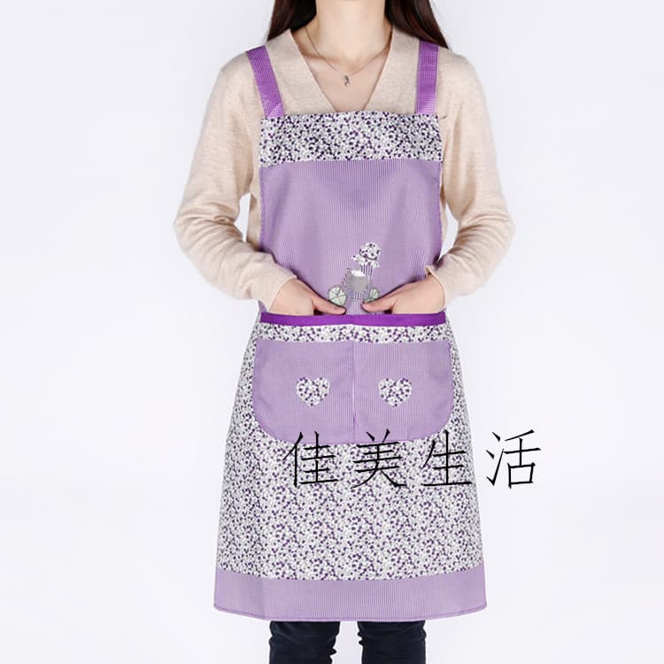 Moda avental feminino estilo fino respirável cozinha cozinhar Workwear avental cinta estilo verão avental à prova de óle