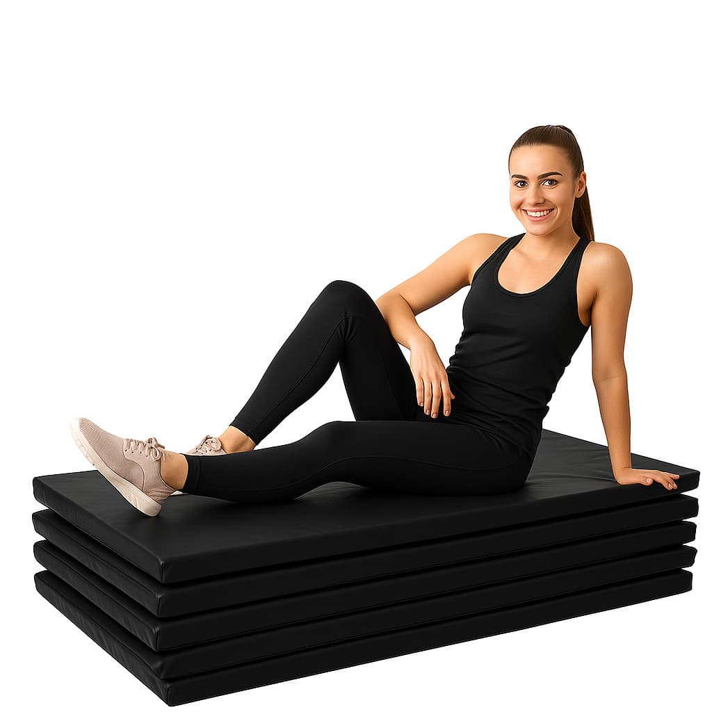 Tapete Fitness premium Colchonete 120x60x5cm Para Exercícios Academia Yoga Tatame Exercício em Casa