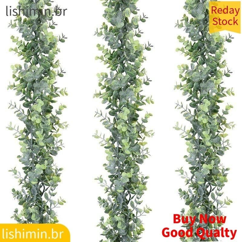 2m Cross-Border Artificial Eucalipto Simulação Grama Rattan Homem Decoração De Casamento Fundo Arco Macio 17Y9