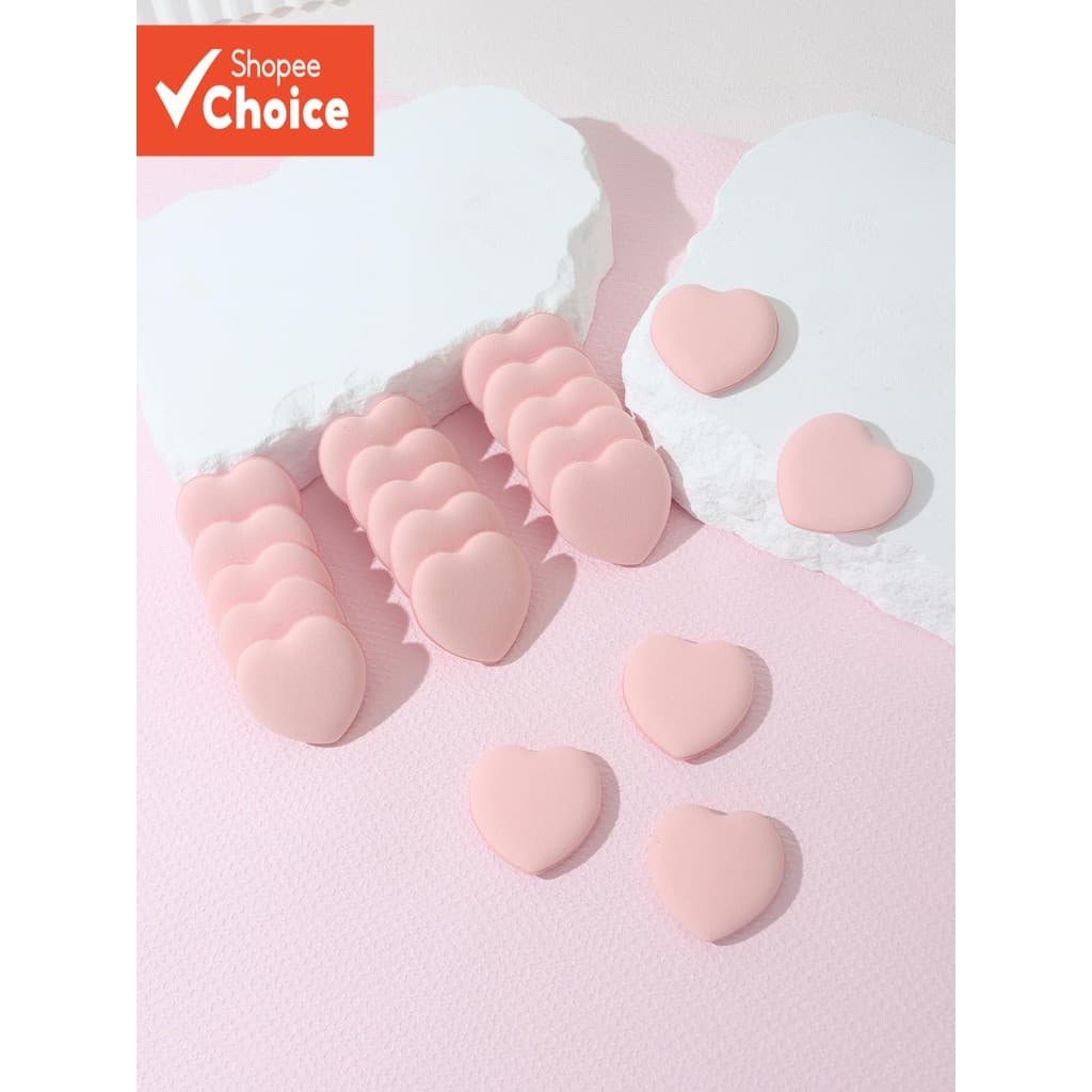 Mini Puffs De Dedo 20 Unidades Sem Látex Para Corretivo Líquido , Creme E Pó-Aplicador De Solto Impecável Todas As Peles