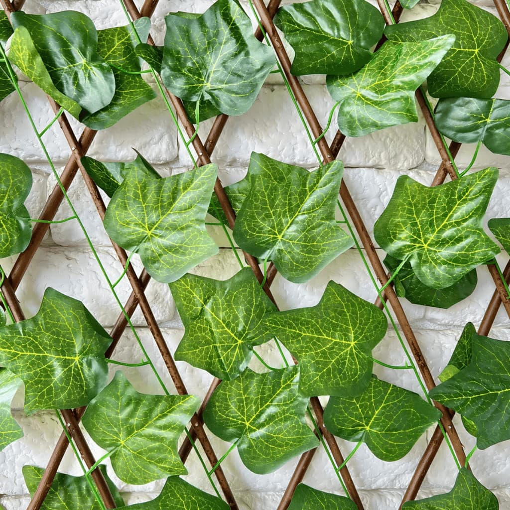 Treliça Gradil Cerca Painel de Madeira 2m Decoração Jardim Ambientes Fácil Instalação artificial
