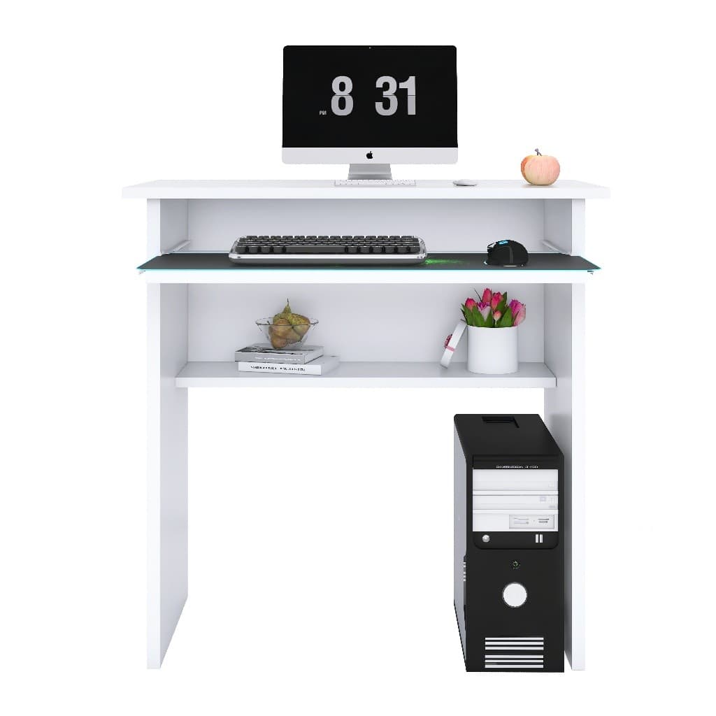 Mesinha Computador Multiuso Quarto Sala Escritorio Branco