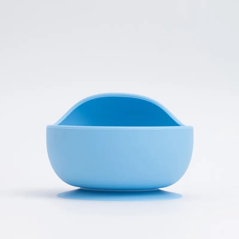 Bowl Infantil de Silicone com Ventosa Azul - Petit Piá