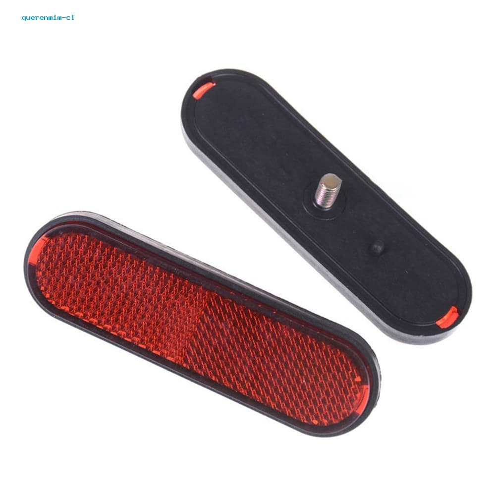 2 Pçs Retângulo Redondo Carro Motocicleta Bicicleta Caravana Caminhão Parafuso No Refletor De Segurança