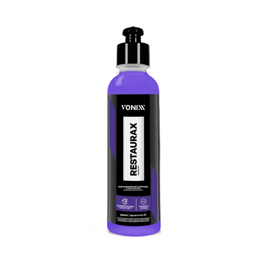 Restaurax Restaurador De Plástico Ext/Int 240Ml - Vonixx