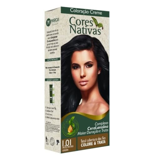 Coloração Marcia 1.0 Preto Azul, 50g