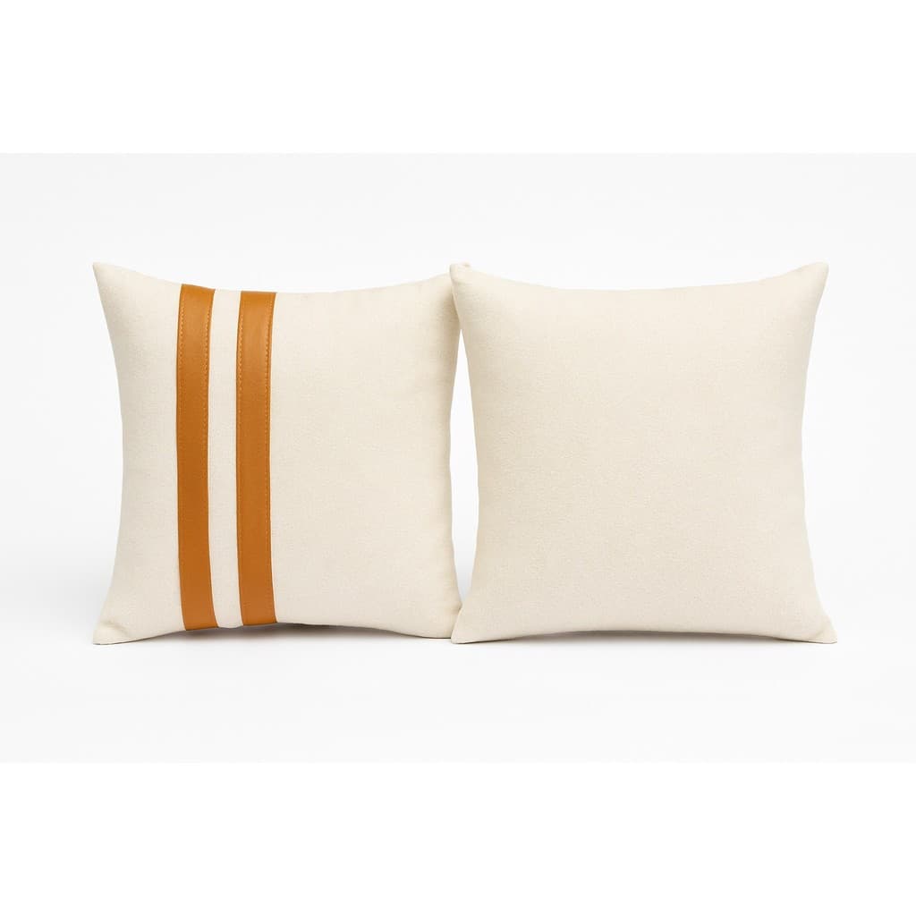 Kit 2 Capas De Almofada 45x45 Tecido Boucle, Linha Elegance
