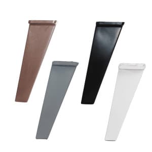 Kit c/ 4 Pés Retrô Quadrados Para Móveis - Tamanho 17cm