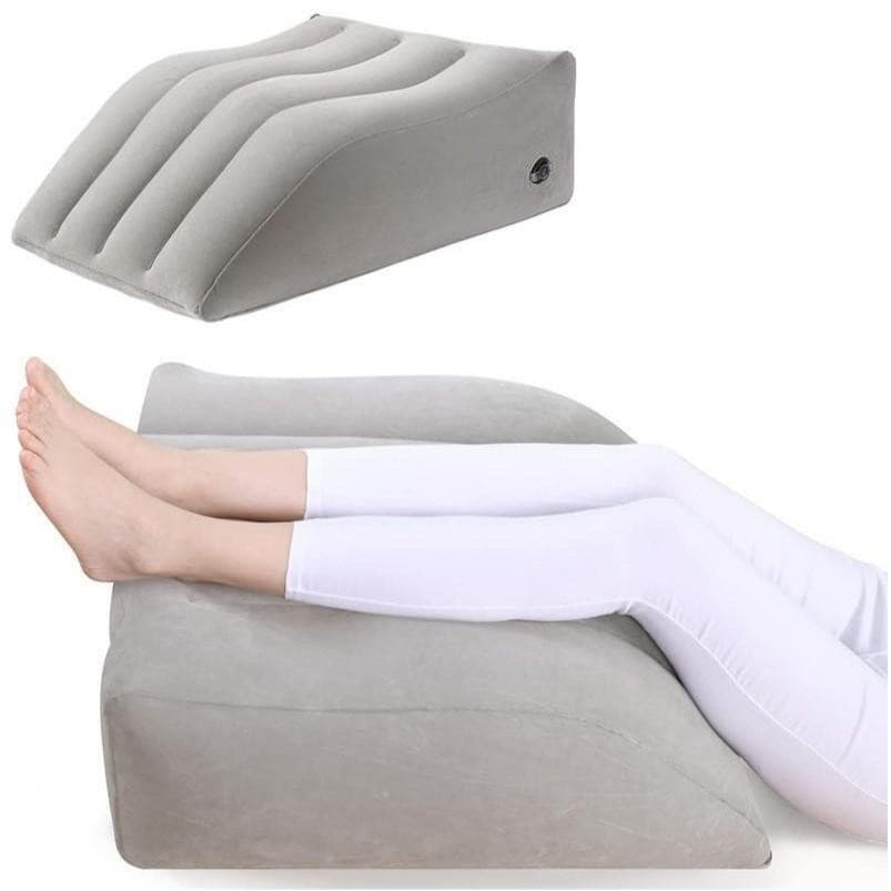 Almofada Inflável Ergonômica para Pernas Alívio da Pressão Relaxamento Modelo Novo