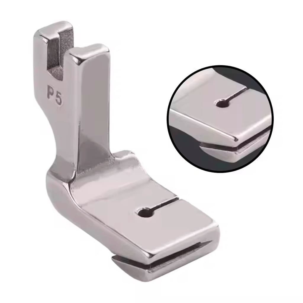 Calcador Sapata Pezinho Franzir P5 Pé Para Máquina De Costura Retalhos Industrial Reta Overlock