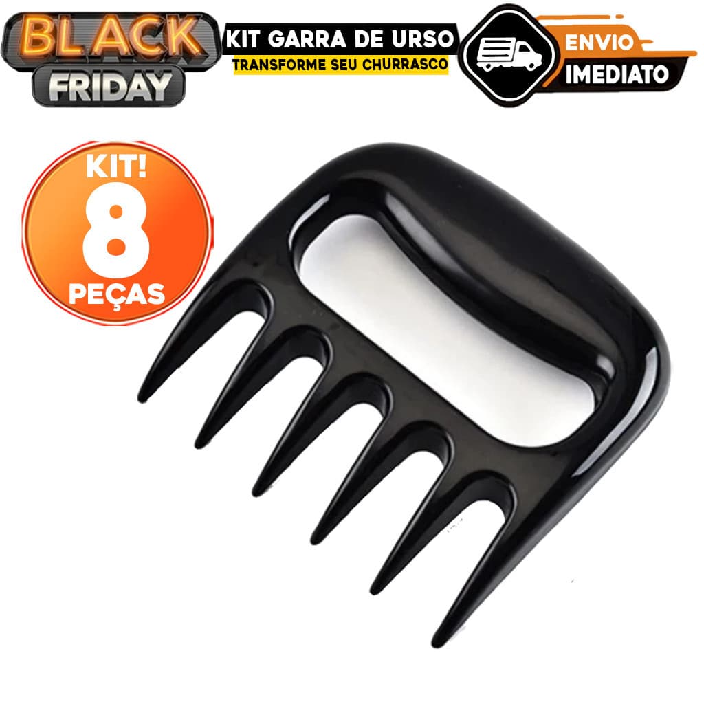 Kit 8 Garra de Urso Churrasco Salada Churrascaria Como Par