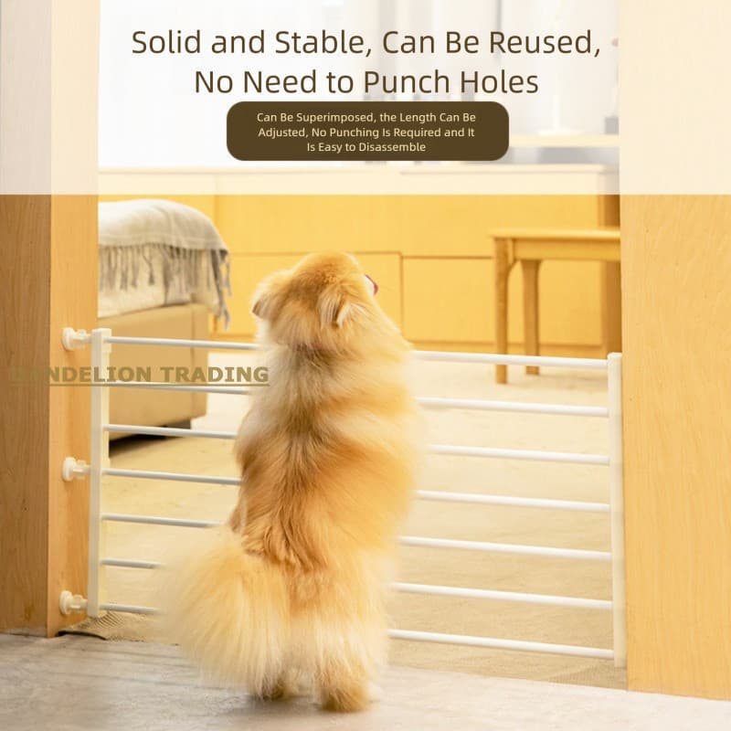 [DANDELION] Barreira para Animais de Estimação, Portão de Isolamento, Cerca Anti-Gatos e Cães, Guarda-corpo Interno, Gai