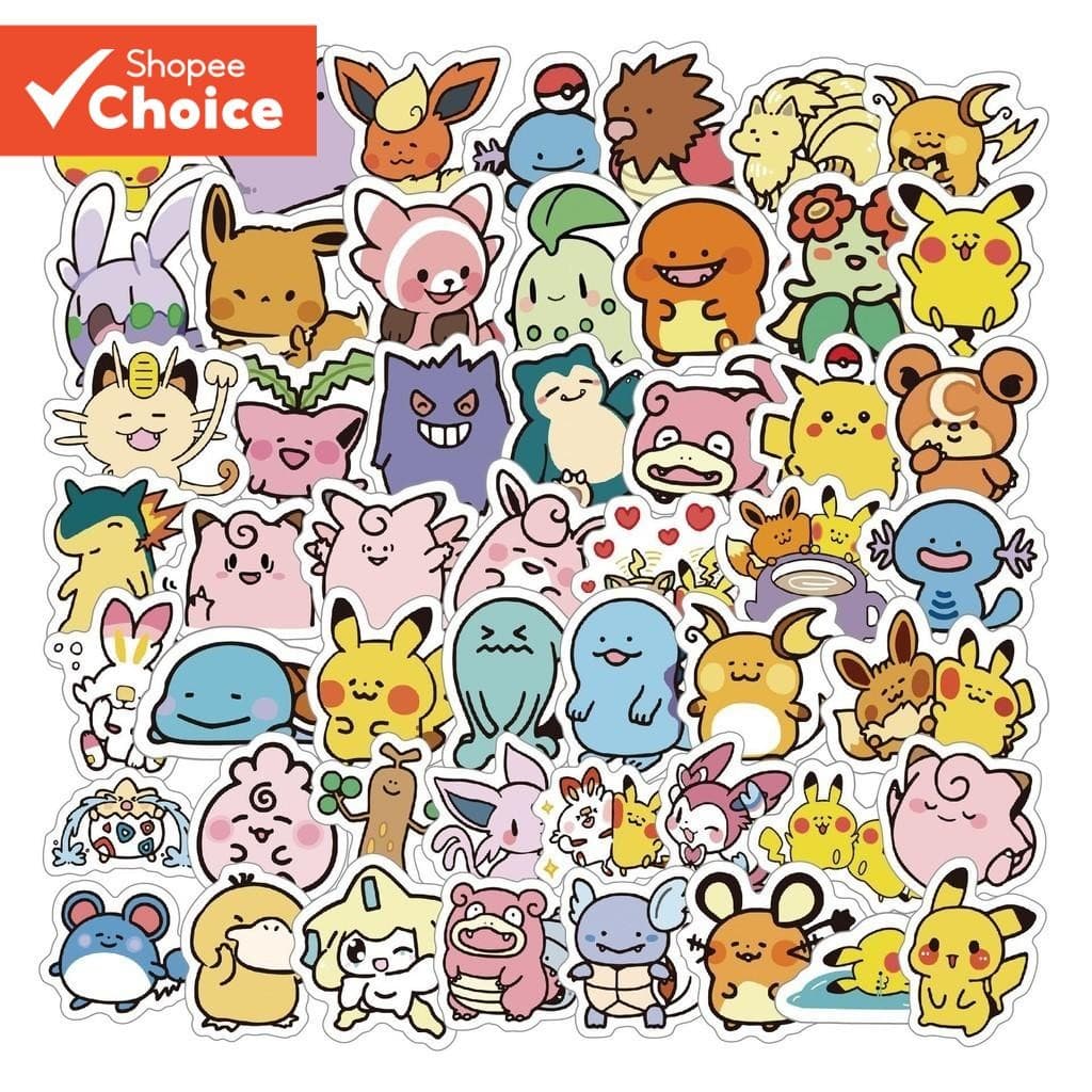 Kawaii Adesivos 50 Pçs À Prova Dwaterproof Água Adesivo Decalques De Vinil Q-Versão Mini Para Capacete Bicicleta Lápis C