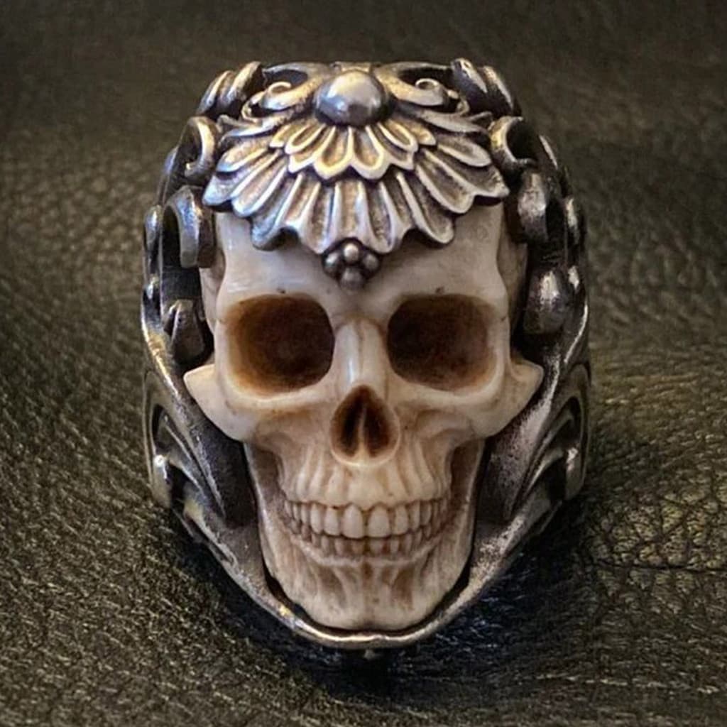 Anel De Halloween Com Formato De Caveira Criatividade Minimalista E Bem Ajustado Para Combinar Vestido De Saída