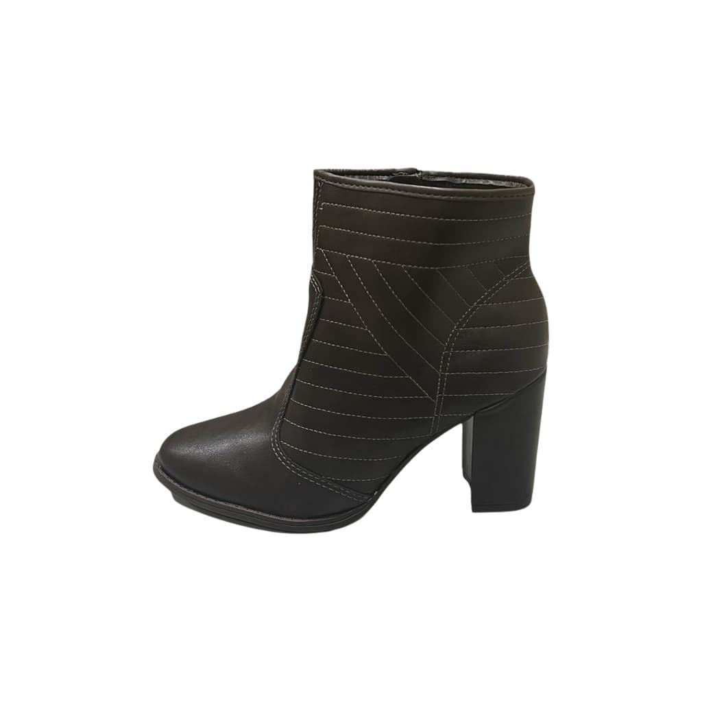Bota Moleca Marrom Salto Bloco Médio 5349.103