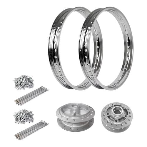 Jogo Aro Dianteiro 18x1.60 Raio 4mm Cubo Freio A Disco 150