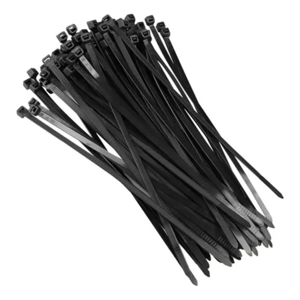 ABRACADEIRA EM NYLON PRETO 100X2,5MM PCT C/100