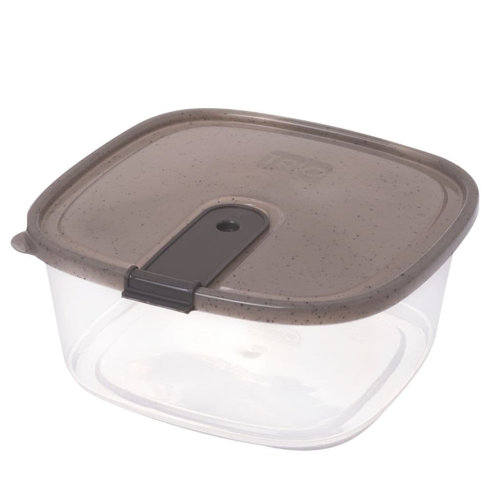 Pote de plástico Trio quadrado 1,8 litros Plasutil ref.5994