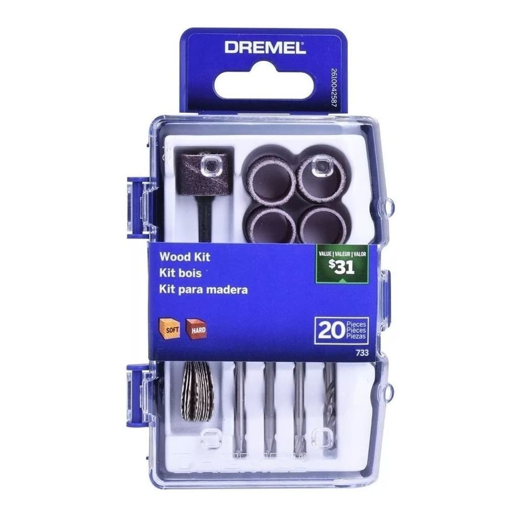 Kit Acessórios Para Esculpir/lixar/furar - (733) - Dremel