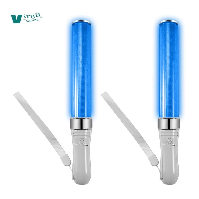 【new】2 Peças De Bastões De Luz LED , 15 Cores , Adereços De Concerto