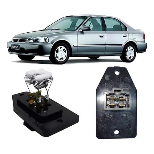 Resistencia Ventilador Interno Civic 1992 a 2000