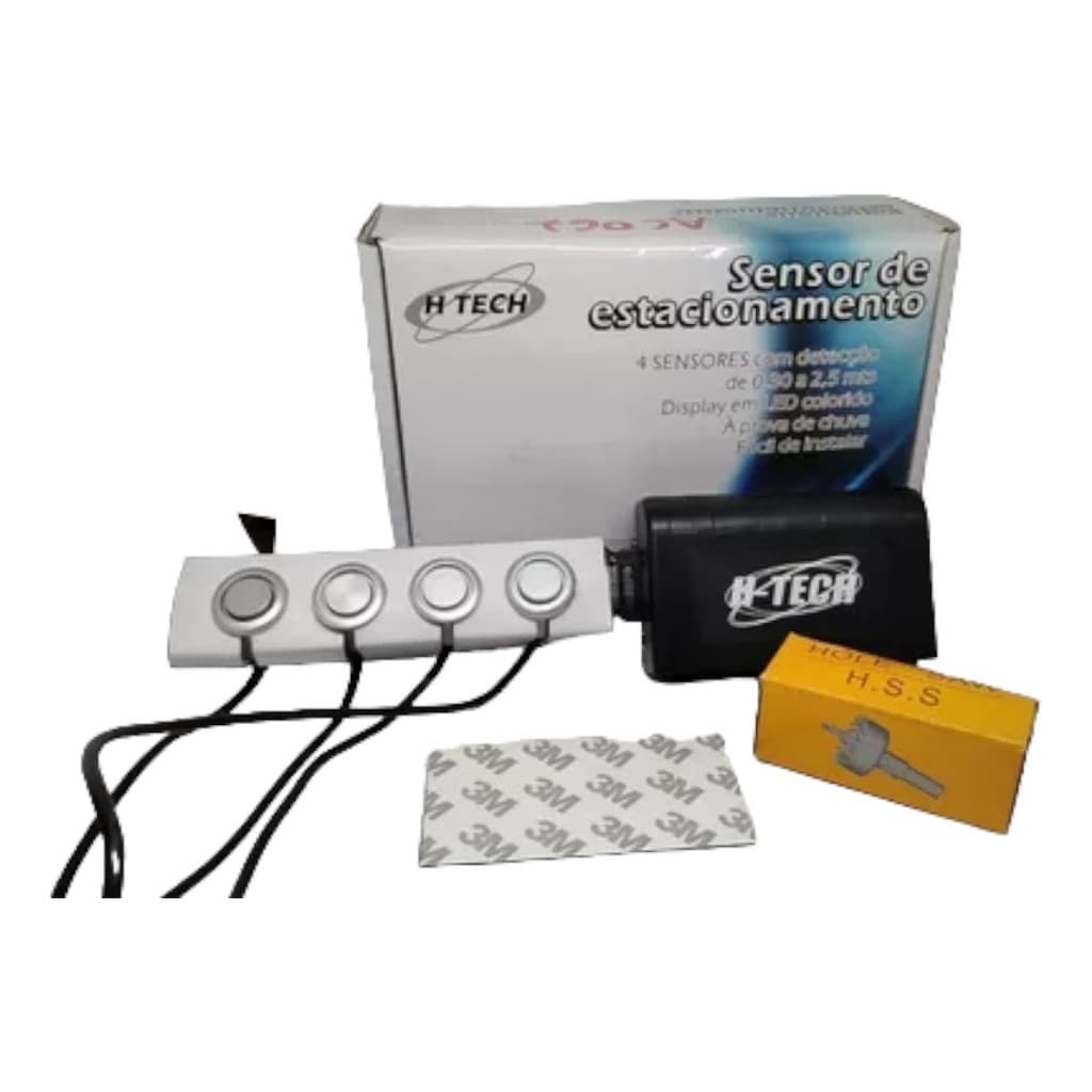 Sensor Estacionamento H-tech Universal 4 Sensores