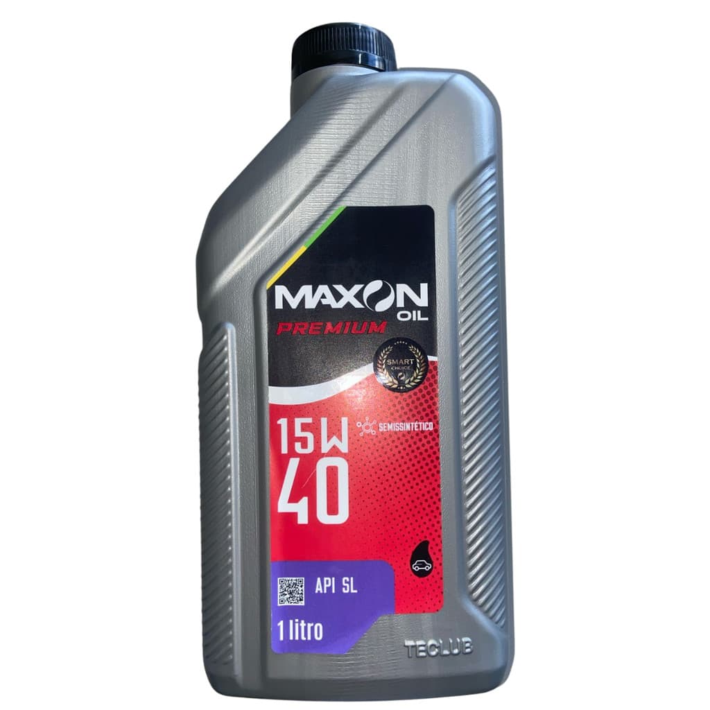 Óleo Semissintético 15w40 Maxon Oil Premium Api Sl 1 Litro