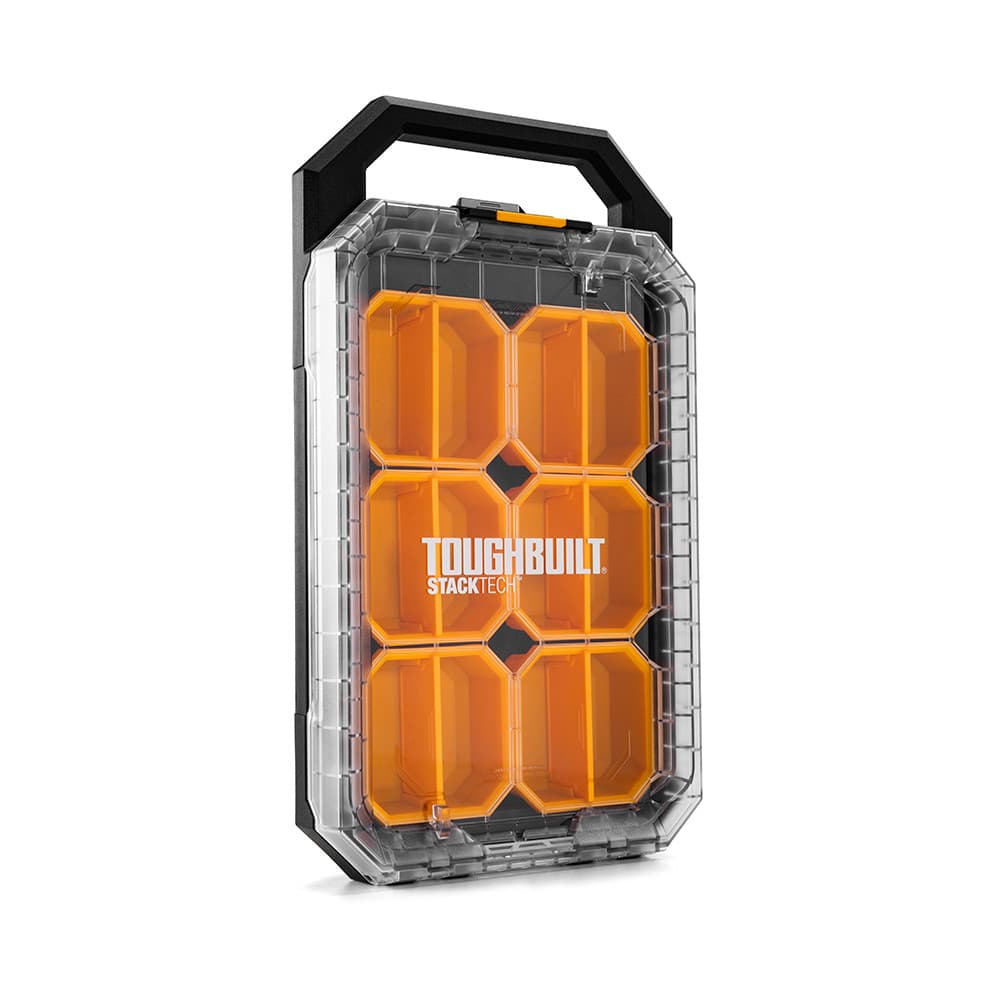 Organizador de Ferramentas com Tampa Translúcida e Divisórias Removíveis StackTech ToughBuilt TB-B1-O-10C