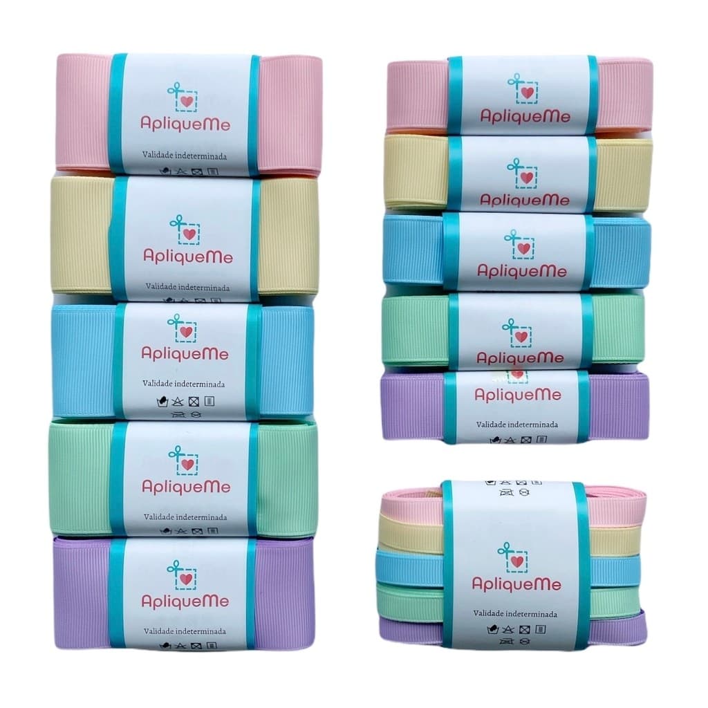 Kit Fita Lisa Yama Candy (3 tamanhos) - 2 metros de cada