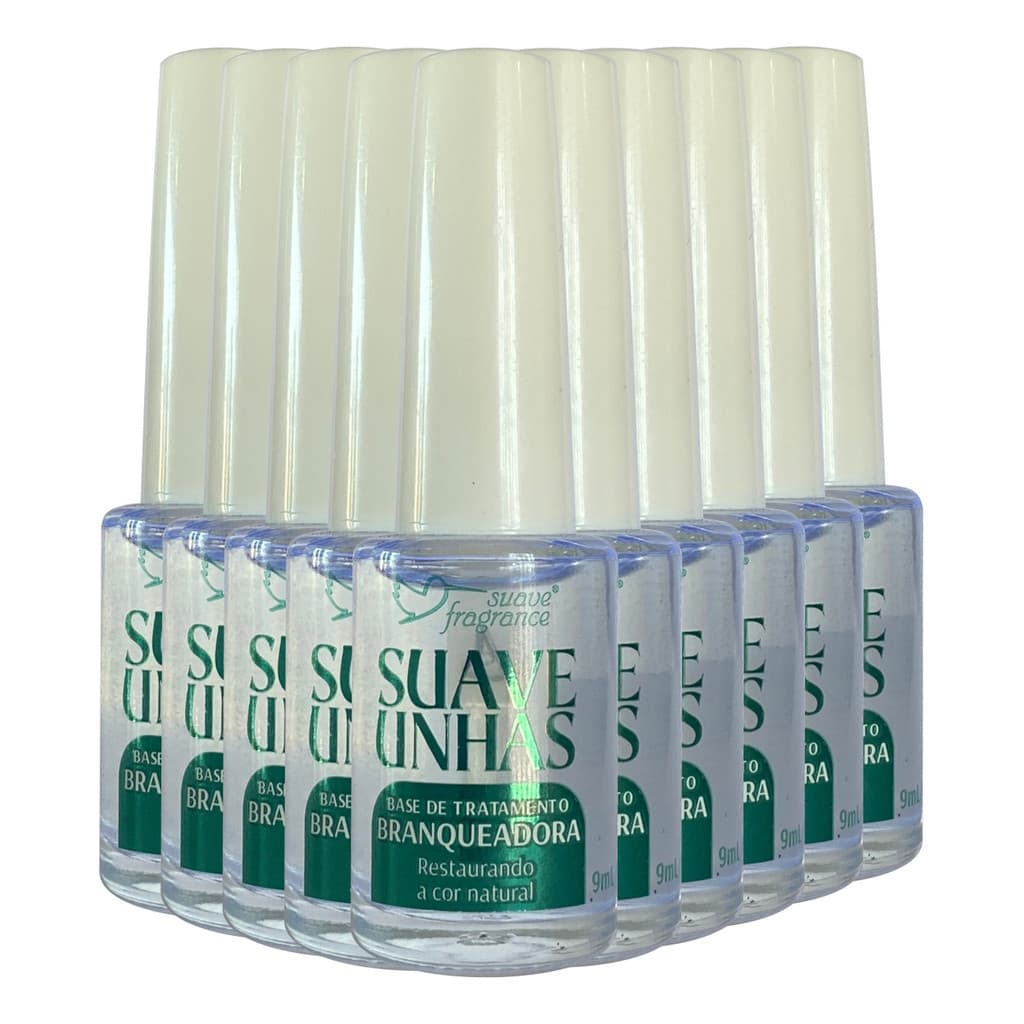 10 Base Branqueadora Suave Unhas Suave Fragrance Atacado