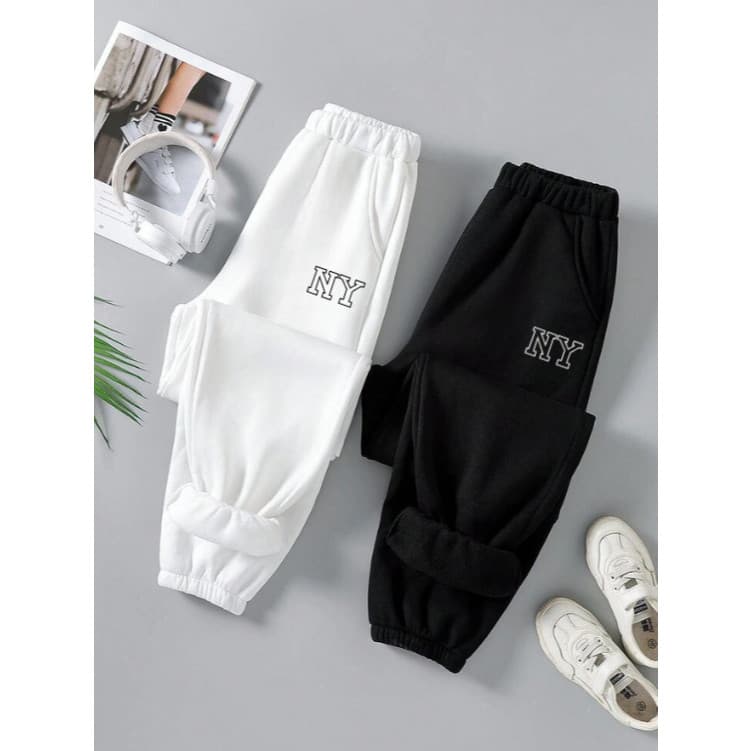 Calça de Moletom Unissex Feminino e Masculino Leve Calças Largas NY Softwear