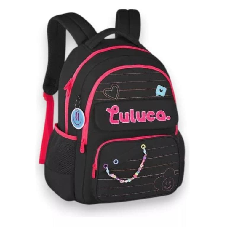 Mochila De Costas Luluca Lu24610 Infantil Juvenil - Clio Style