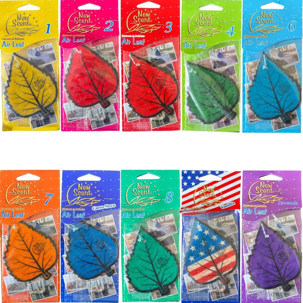Aromatizante Cheirinho de carro Folha Air Leaf New Scent Premium Original