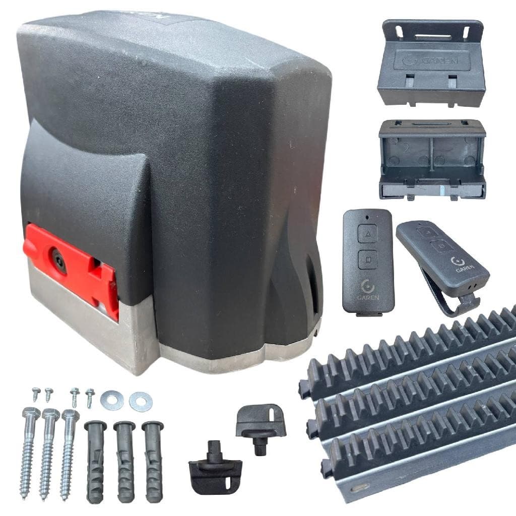 Motor Portão + 3m Cremalheira Garen KDZ 1/4 FIT RAMP 127V 2TX