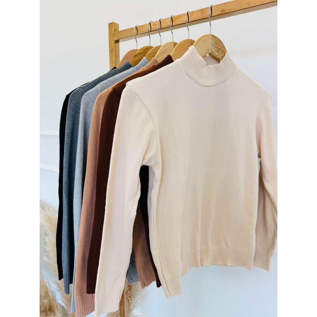 Blusa Tricot Gola Baixa Zoe