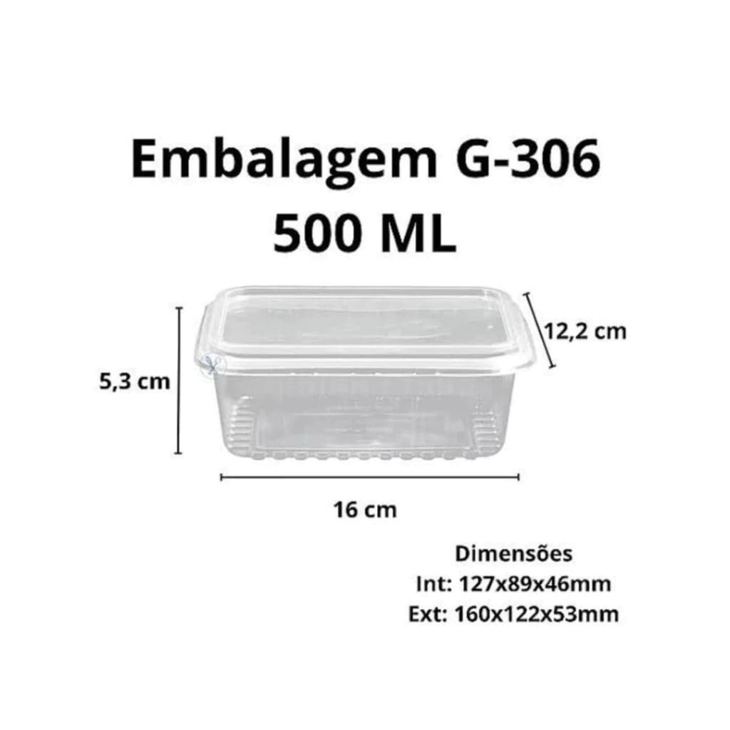 Marmita 500ml c/10 GALVANOTEK