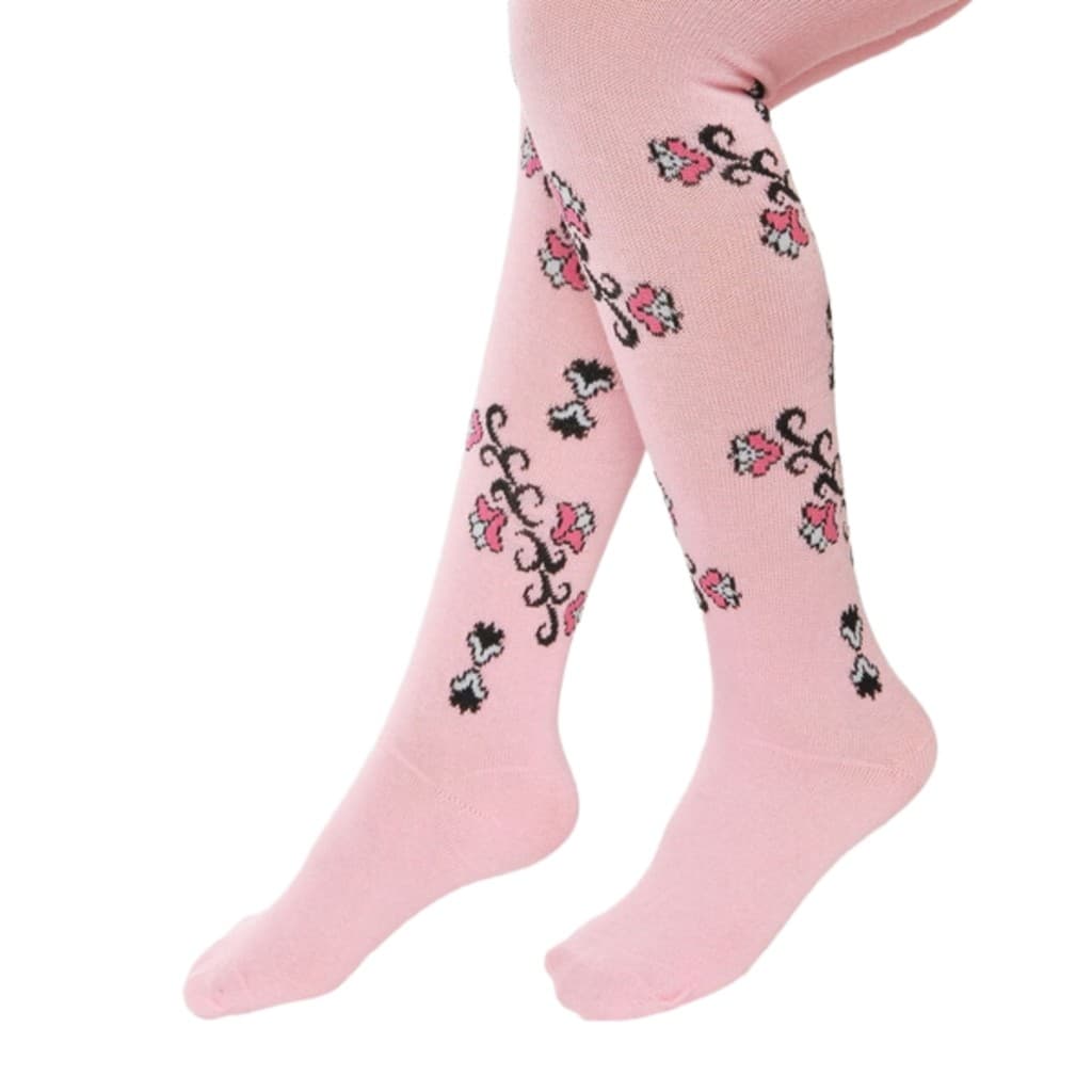 Meia Calça Infantil Grossa Fio 80 Menina 0 Até 12 Anos Quentinhas Coloridas Estampadas Lisas