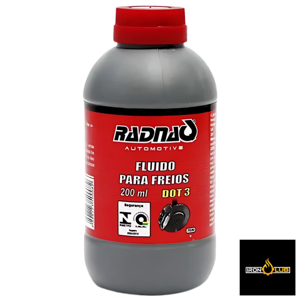 FLUIDO DE FREIOS RADNAQ DOT3 200ML