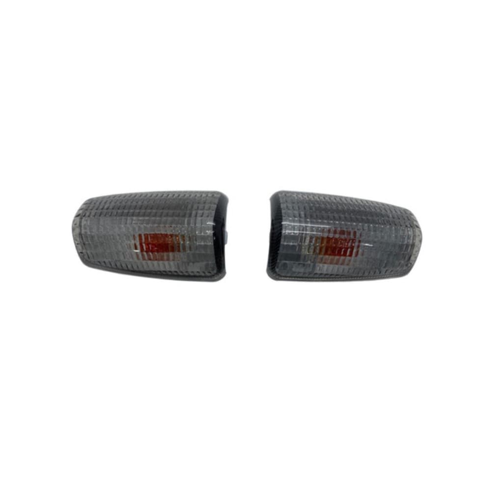 2 Lente Seta Pisca Fume + Lampada CG Fan Titan Start Cb300 Xre300 Cbx250 Twiser