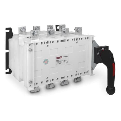 Chave De Transferência Manual Tetrapolar Rede/Gerador Com Haste 400A - SGLZ4-TR- 400A - SIBRATEC