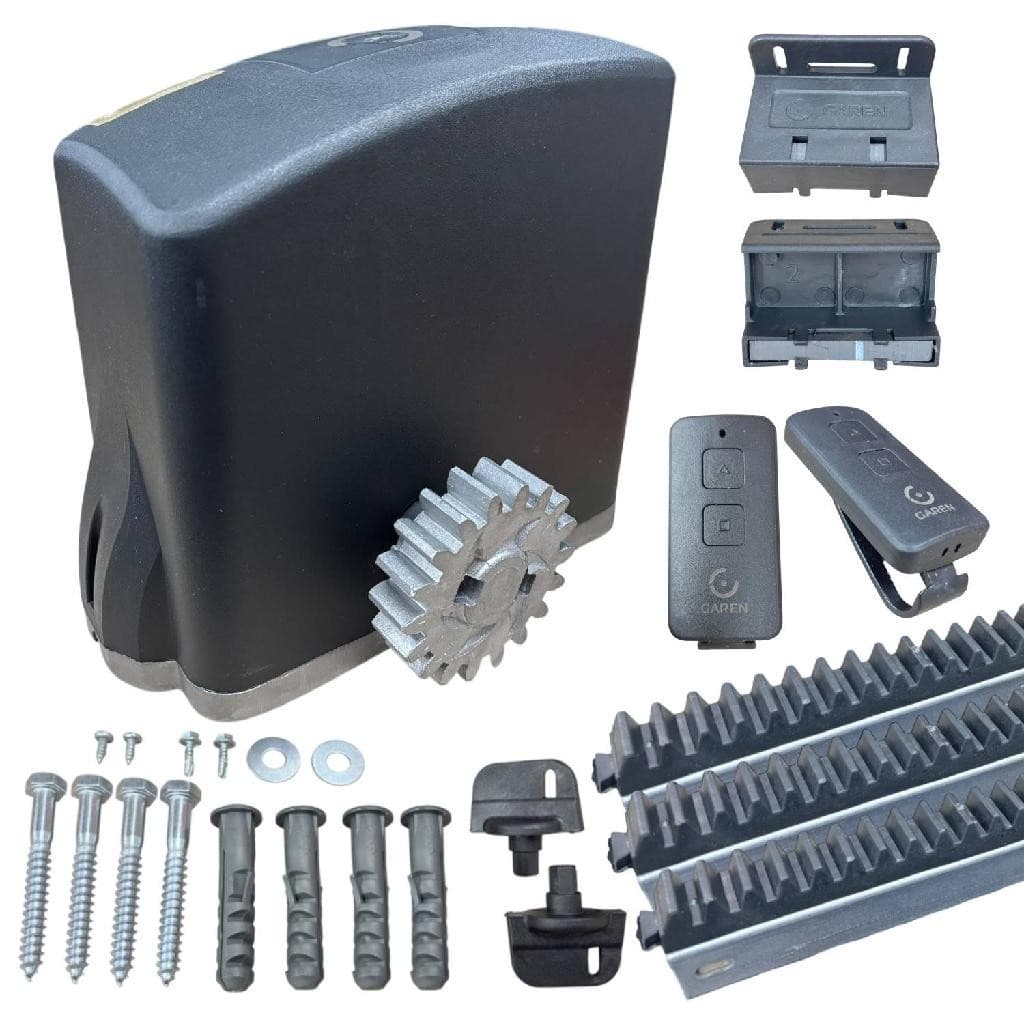 Motor Portão + 3m Cremalheira Garen KDZ Fit Speed 1/4 127V 2TX