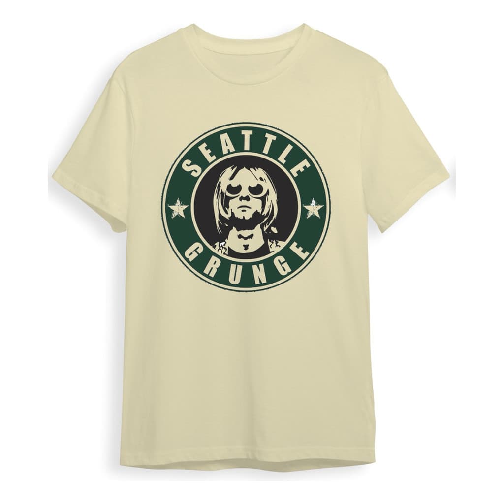Camiseta Camisa Kurt Cobain Grunge Seattle Rock Anos 90