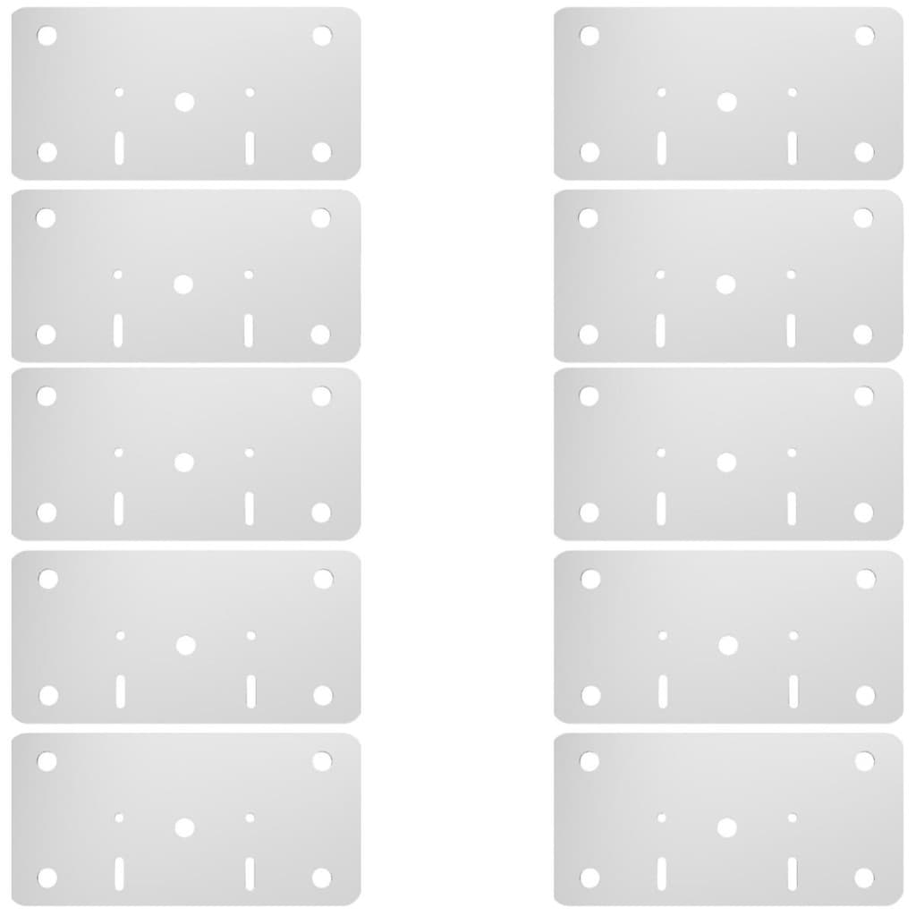 10 Placas Para Reparo Porta Dobradiça Armário 1 Lado MDF SF.RTG
