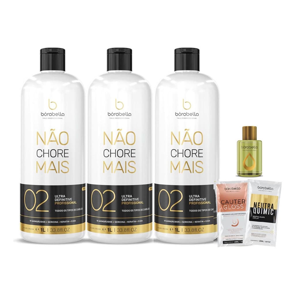 Kit 3un Borabella Ativo Não Chore Mais Passo 2 1 Litro