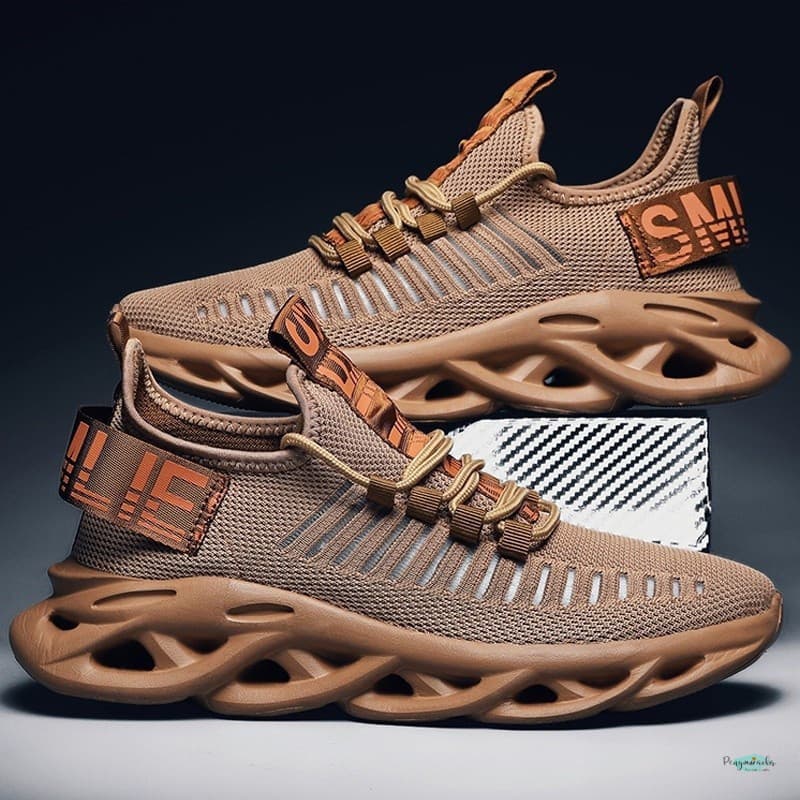 Calçados Masculinos com Absorção de Choque Lâmina Luminosa Moda Esportiva Casual Nova Primavera Verão Estilo Coreano Mal